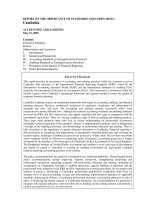 REPORT ON THE OBSERVANCE OF STANDARDS AND CODES (ROSC) Cambodia docx