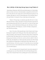 Bảo vệ dữ liệu với tính năng Storage Spaces trong Windows 8 ppt