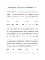 Những thay đổi trong bản Windows 7 RC pot