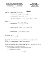 ĐỀ THI HKI NĂM HỌC 2010 - 2011 Môn thi : Toán pdf