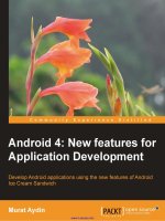 Android 4: New features for Application Development ppt