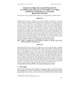 KHẢO SÁT HIỆU QUẢ HẠ ĐƯỜNG HUYẾT VÀ CHỐNG OXY HÓA CỦA CAO CHIẾT CÂY NHÀU (MORINDA CITRIFOLIA L.) Ở CHUỘT BỆNH TIỂU ĐƯỜNG pptx