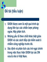 PHƯƠNG PHÁP LUẬN SẢN XUẤT SẠCH HƠN ppt