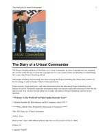 The Diary of a U-boat Commander pptx