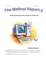 Exposing the high income secrets of Craig's List