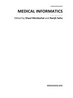 Medical Informatics Edited by Shaul Mordechai and Ranjit Sahu ppt