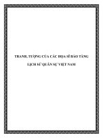 TRANH, TƯỢNG CỦA CÁC HỌA SĨ BẢO TÀNG LỊCH SỬ QUÂN SỰ VIỆT NAM pptx