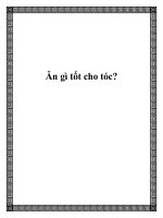 Ăn gì tốt cho tóc? pot