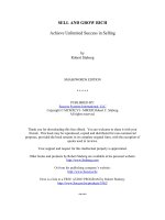 SELL AND GROW RICH pdf