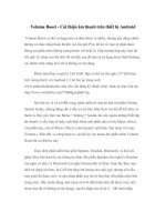 Volume Boost - Cải thiện âm thanh trên thiết bị Android pptx