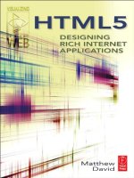 focal press html5, designing rich internet applications (2010)