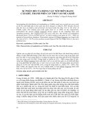 SỰ PHÂN BỐ CỦA ĐỘNG VẬT NỔI TRÊN RẠCH CÁI KHẾ, THÀNH PHỐ CẦN THƠ VÀO MÙA KHÔ pot