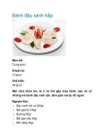 Bánh đậu xanh hấp ppt