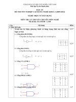 đáp án đề thi lí thuyết tốt nghiệp khóa 3 - điện tử dân dụng - mã đề thi đtdd - lt  (4)