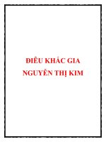 ĐIÊU KHẮC GIA NGUYỄN THỊ KIM doc