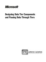 Designing Data Tier Components and Passing Data Through Tiers potx
