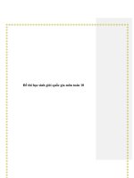 Đề thi học sinh giỏi quốc gia môn toán 10 doc