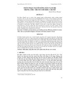 THÂN PHẬN NGƯỜI NÔNG DÂN NAM BỘ TRONG TIỂU THUYẾT HỒ BIỂU CHÁNH ppt