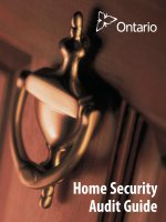 Ontario Home Security Audit Guide pot