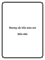 Hương sắc bốn mùa nơi hiên nhà doc