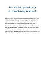 Thay đổi đường dẫn thư mục Screenshots trong Windows 8 doc