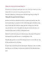 Những chú ý khi cho bé đi du lịch bằng ô tô docx