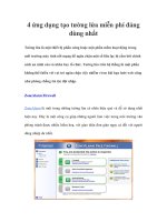 4 ứng dụng tạo tường lửa miễn phí đáng dùng nhất pdf