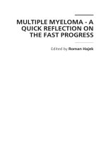 MULTIPLE MYELOMA - A QUICK REFLECTION ON THE FAST PROGRESS pptx