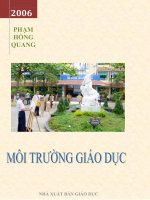 MÔI TRƯỜNG GIÁO DỤC potx