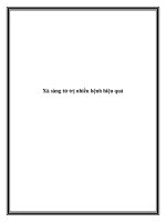 Xà sàng tử trị nhiều bệnh hiệu quả docx