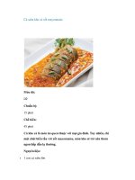 Cá saba kho cà xốt mayonnaise pot