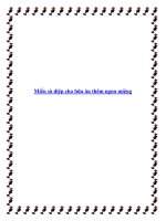 Miến sò điệp cho bữa ăn thêm ngon miệng pptx