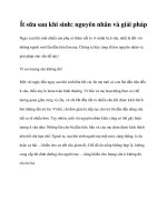 Ít sữa sau khi sinh: nguyên nhân và giải pháp potx