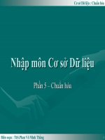 nhập môn cơ sở dữ liệu - phần 5