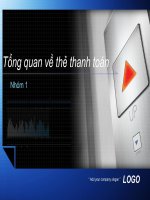 Tổng quan về thẻ thanh toán ppt