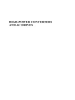 HIGH-POWER CONVERTERS AND AC DRIVES ppt