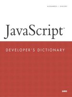 JavaScript Developers Dictionary ppt