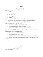 đề thi toán lớp 10 số 34 docx