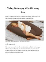 Những bệnh nguy hiểm khi mang bầu doc