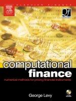COMPUTATIONAL FINANCE pot