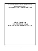 Giáo trình anh văn 1 dành cho lớp anh văn tại chức pot