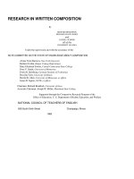 RESEARCH IN WRITTEN COMPOSITION potx