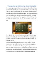 Phương pháp dạy chữ khoa học cho trẻ vào lớp Một ppt