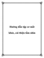 Hướng dẫn tập cơ mắt khỏe, cải thiện tầm nhìn potx