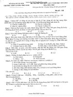 Đề thi thử đại học lần 1 trường THPT Lương Thế Vinh môn Hóa