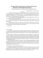 Sử dụng thân lá áo ngô sau thu hoạch lμm thức ăn vỗ béo bò Laisind trong mùa khô hạn doc