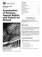 Examination of Returns, Appeal Rights, and Claims for Refund pdf