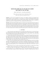 Ngôn ngữ chính quy từ vô hạn và vị nhóm hữu hạn có tích vô hạn. pptx