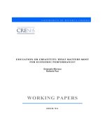 EDUCATION OR CREATIVITY: WHAT MATTERS MOST FOR ECONOMIC PERFORMANCE? docx