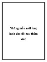 Những mẫu nail long lanh cho đôi tay thêm xinh doc